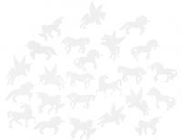 LG Imports plafondstickers glow in the dark wit eenhoorn 24 delig