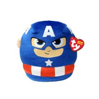 TY Squishy Beanies Knuffel Captain America 20 cm - thumbnail