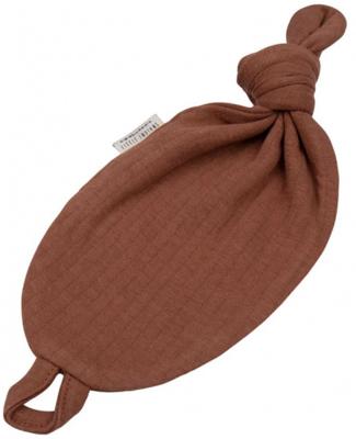 Little Indians speendoekje Amber katoen bruin