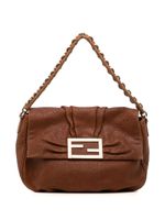 Fendi Pre-Owned sac porté épaule Mia à rabat - Marron