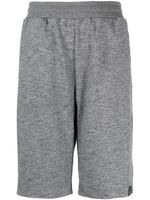 izzue short en coton à coupe droite - Gris