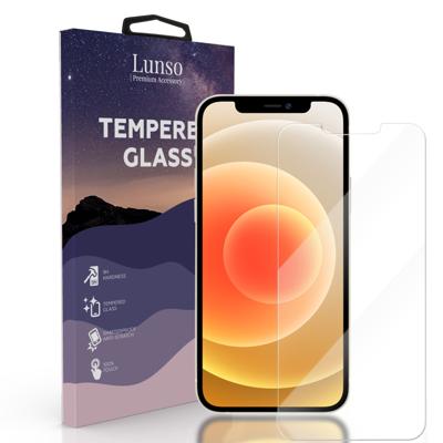 Lunso - Gehard Beschermglas - Full Cover Tempered Glass - iPhone 12 / iPhone 12 Pro Lunso - Gehard Beschermglas - Full Cover Tempered Glass - iPhone 12 / iPhone 12 Pro