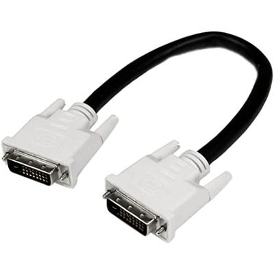 StarTech.com DVI-D Dual Link-kabel 30 cm (stekker/stekker), DVI 24+1 Pin monitorkabel Dual Link, DVI-aansluitkabel