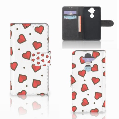 Nokia 8 Sirocco | Nokia 9 Telefoon Hoesje Hearts