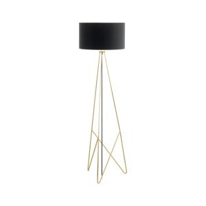 Stars of Light Design vloerlamp Camporale goud met zwarte lampenkap 39231