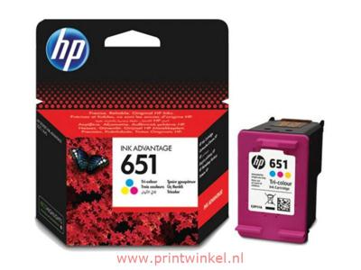 HP 651 (C2P11AE) cartridge kleur (origineel)