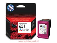 HP 651 (C2P11AE) cartridge kleur (origineel)