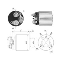 Magneetschakelaar, startmotor MEAT & DORIA, Diameter (mm)54mm, u.a. für Opel, Chevrolet, Daewoo, Vauxhall, Fiat