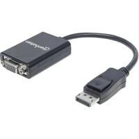 Manhattan 151962 DisplayPort / VGA Adapter [1x DisplayPort stekker - 1x VGA-bus] Zwart UL gecertificeerd 15.00 cm - thumbnail