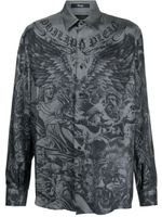 Philipp Plein chemise à imprimé graphique - Noir