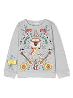 Stella McCartney Kids sweat à imprimé graphique - Gris - thumbnail