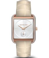 Horlogeband Michael Kors MK2610 Leder Beige 20mm - thumbnail