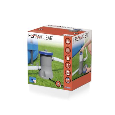 Bestway Flowclear cartridge filterpomp 2.0 m³/u Bestway Flowclear cartridge filterpomp 2.0 m³/u