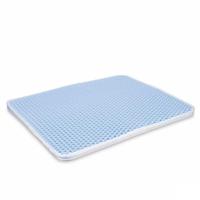 Mat voor kattentoilet, blauw, 60 x 45 x 1,5 cm, 12 stuks