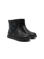 Camper Kids bottines Duet Twins à imprimé cœur - Noir