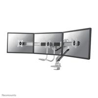 Neomounts NM-D775DX3SILVER bureausteun voor 3 flatscreens