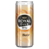 Royal Club 0% Suiker Ginger Beer 250ml bij Jumbo
