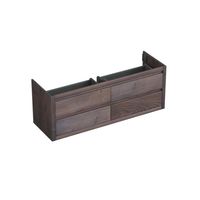 Onderkast Forzalaqua Gela 160x51x60 cm 4 Softclose Lades Eiken Charcoal Forzalaqua