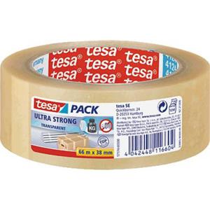 tesa ULTRA STRONG 57174-00000-02 Pakband tesapack Transparant (l x b) 66 m x 38 mm 1 stuk(s)