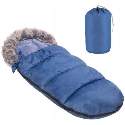 Viking Choice  Kinder slaapzak Navy Blue - met kraag en ritssluiting