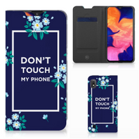 Samsung Galaxy A10 Design Case Flowers Blue DTMP