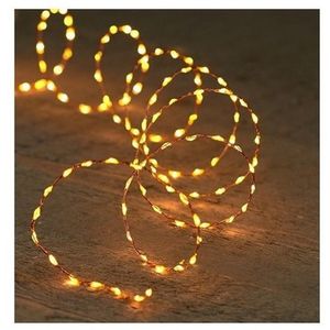 2x Koperen kerstverlichting met timer 330 LED lampjes 5 meter