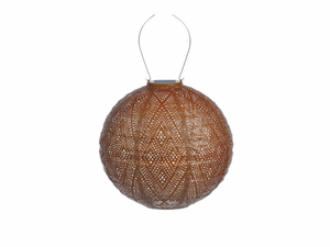 Lumiz - Lampion Rond - 30cm - Ikat-Koper