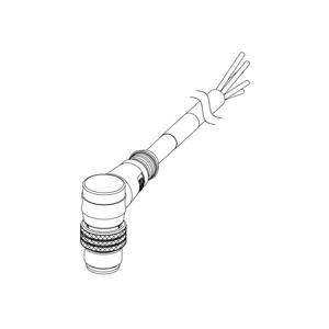 Molex 1200061975 Sensor/actuator connector, geassembleerd Aantal polen: 4 Stekker 2.00 m 1 stuk(s)