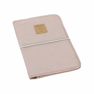 Lässig 1106008750 verschoonkussen Polyester Zwart, Roze Plat