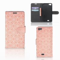 Wiko Lenny Telefoon Hoesje Pattern Orange