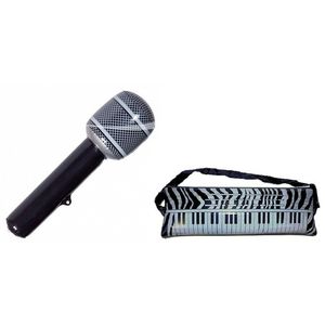 2 stuks opblaasbare muziek instrumenten type 2   -