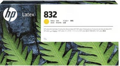 HP 832 Latex inktcartridge geel, 1 liter