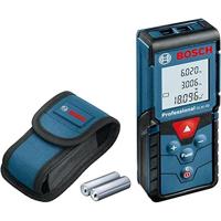 Bosch Professional Laserafstandsmeter GLM 40 (met geheugenfunctie, meetbereik: 0,15–40 m, 2x2 x 1,5 V batterijen, opbergtas)