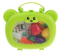 Luna snijgroenten in koffer groen 8 delig