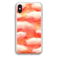 Lichte Wolken: iPhone X Transparant Hoesje