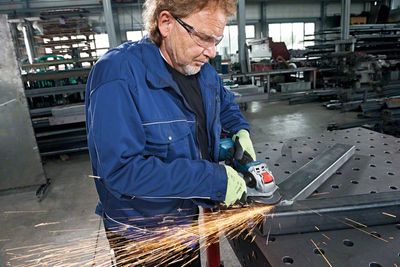 Bosch Professional GWX 18V-10 06017B0100 Haakse accuslijper 125 mm Zonder accu, Zonder lader 18 V