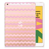 Apple iPad 10.2 | iPad 10.2 (2020) | 10.2 (2021) Hippe Hoes Waves Roze - thumbnail