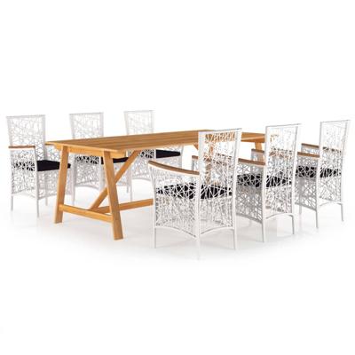 vidaXL 7-delige Tuinset wit vidaXL 7-delige Tuinset wit