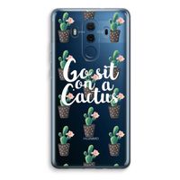 Cactus quote: Huawei Mate 10 Pro Transparant Hoesje