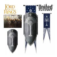 Lord Of The Rings Replica 1/1 Gondorian Shield With Flag 113 Cm - thumbnail