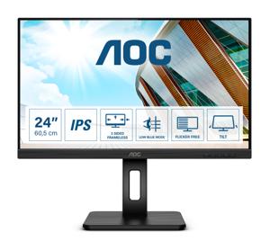 AOC Q24P2Q LCD-monitor Energielabel E (A - G) 60.5 cm (23.8 inch) 2560 x 1440 Pixel 16:9 4 ms Hoofdtelefoonaansluiting, Audio-Line-in IPS LED