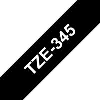 Labeltape Brother TZe, TZ TZe-345 Tapekleur: Zwart Tekstkleur:Wit 18 mm 8 m - thumbnail