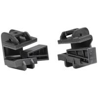 HellermannTyton Beam Clamp B with foam-PA6GF30-BK Bevestigingssokkel Insteekbaar 151-01186 Zwart 1 stuk(s) - thumbnail