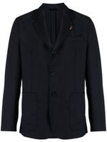 Paul Smith blazer en laine à simple boutonnage - Bleu