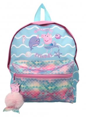Nickelodeon rugzak Zeemeermin Peppa Pig 8 liter blauw/roze