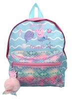 Nickelodeon rugzak Zeemeermin Peppa Pig 8 liter blauw/roze