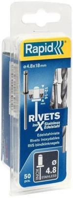 Rapid RVS klinknagel Ø4.8 x 18 mm - 5000397