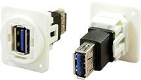 Adapter, Bus, inbouw USB-bus type A - USB-bus type A CP30205NXW Cliff 1 stuk(s)