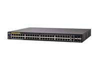 Cisco SG350-52P 52 poorten netwerkschakelaar zwart