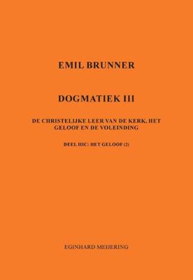 Emil Brunner - Eginhard Meijering - Paperback (9789463456357)